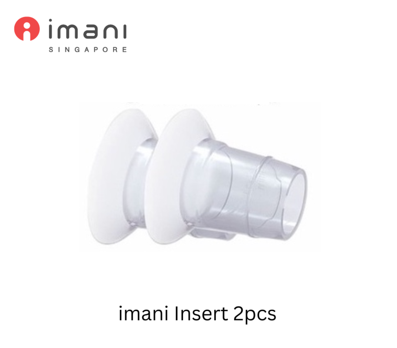 iMani I2 and I2 Plus Breast Pumps 21mm Inserter 2pcs imani Yallatoys