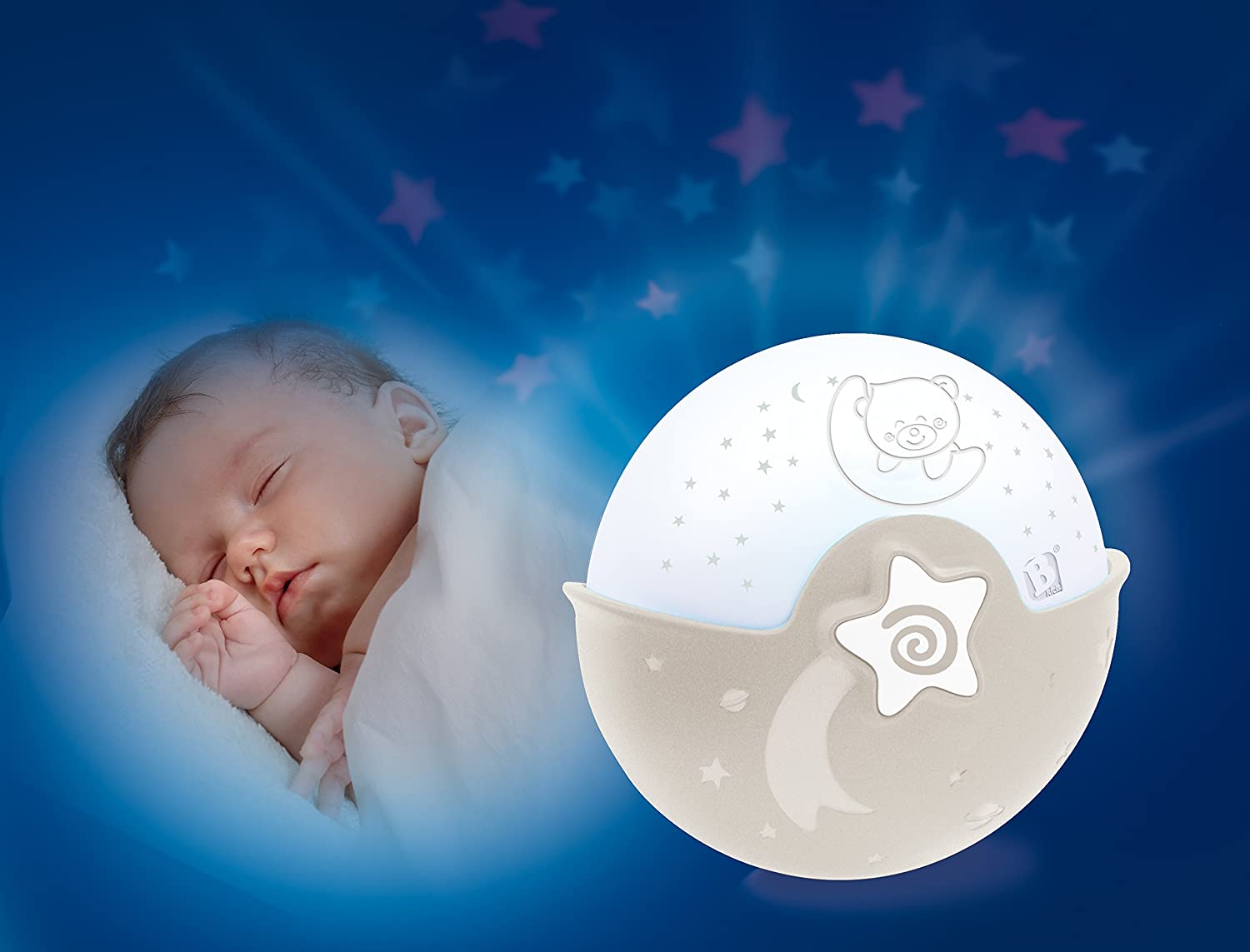 Buy Infantino Wom Soothing Light & Projector Grey | Yallatoys.com
