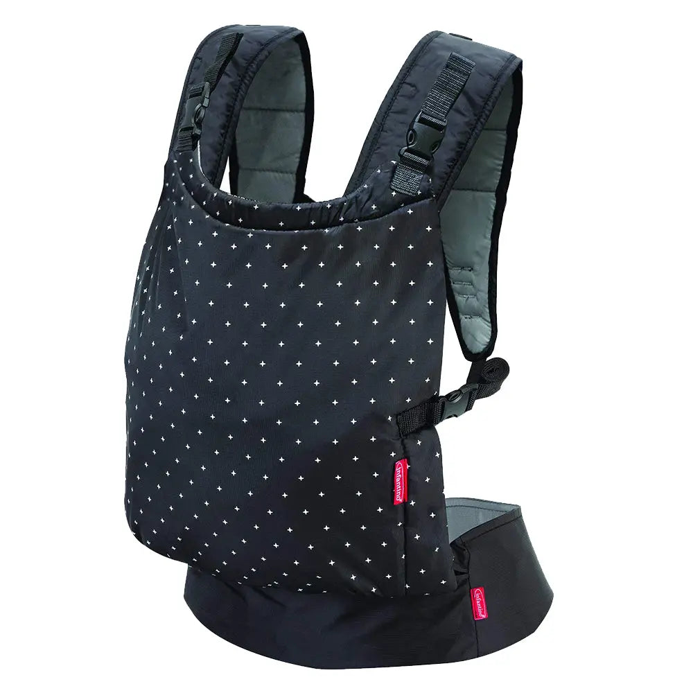 Infantino Zip Travel Baby Carrier Black Yallamomz Yallatoys