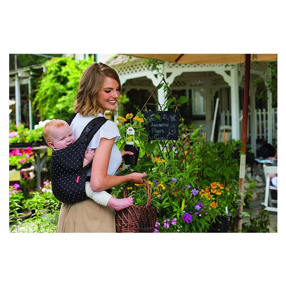 Infantino Zip Travel Baby Carrier Black Yallamomz Yallatoys