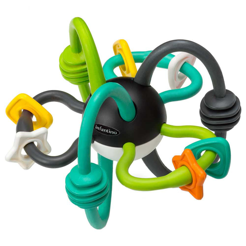 Buy Infantino Shake & Teethe Flexible Rattle Ball | Yallatoys.com