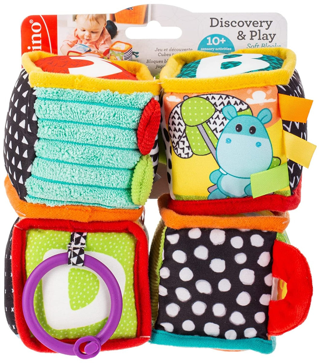 Buy Infantino Discover & Play Soft Blocks | Yallatoys.com