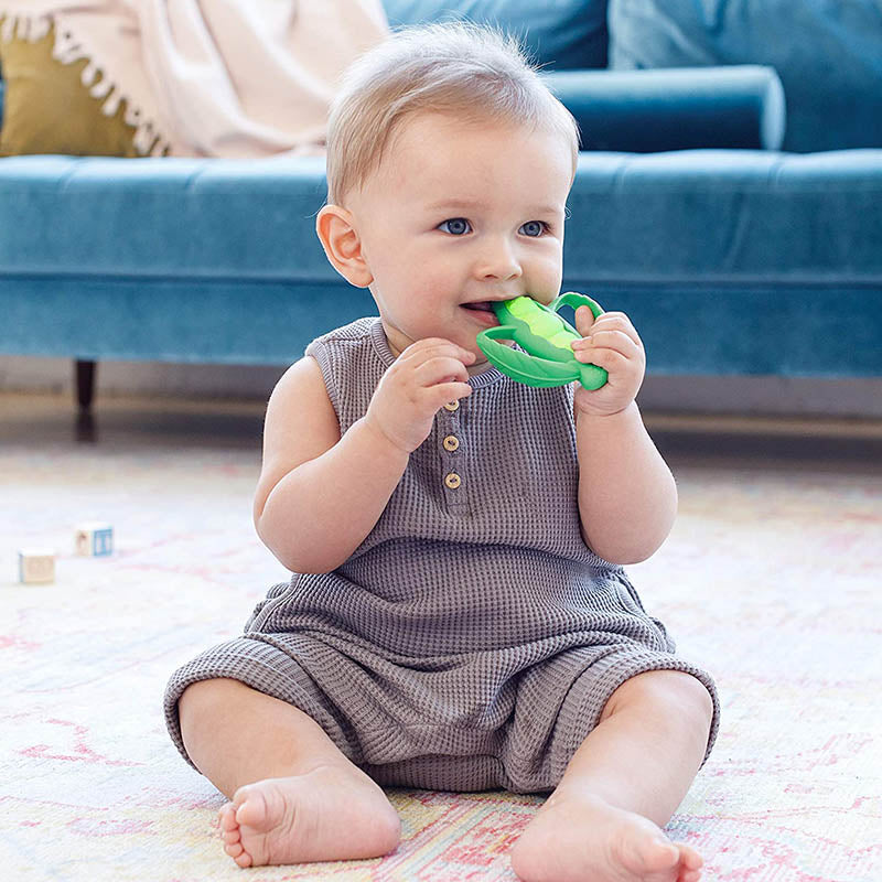 Buy Infantino Lil Nibbles Textured Silicone Teether | Yallatoys.com