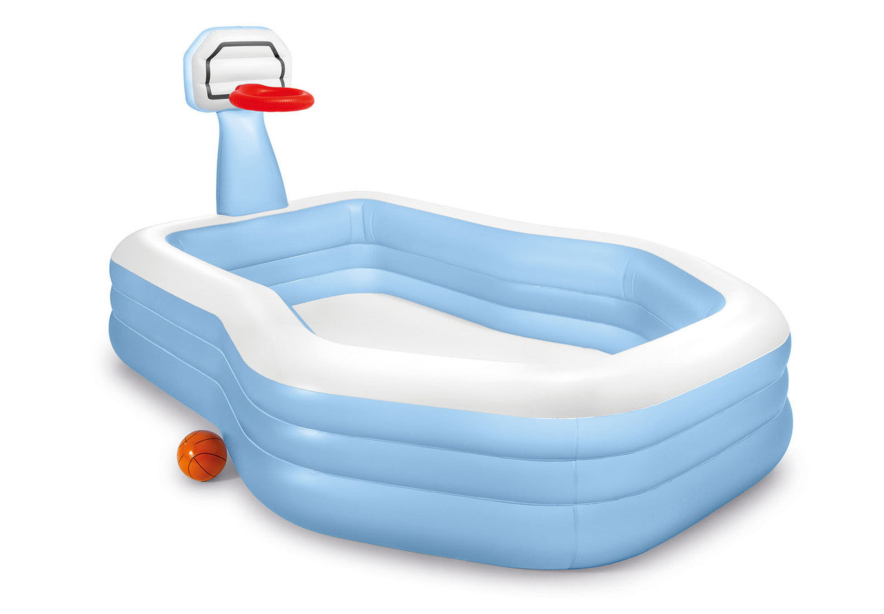 inflatable basketball pool