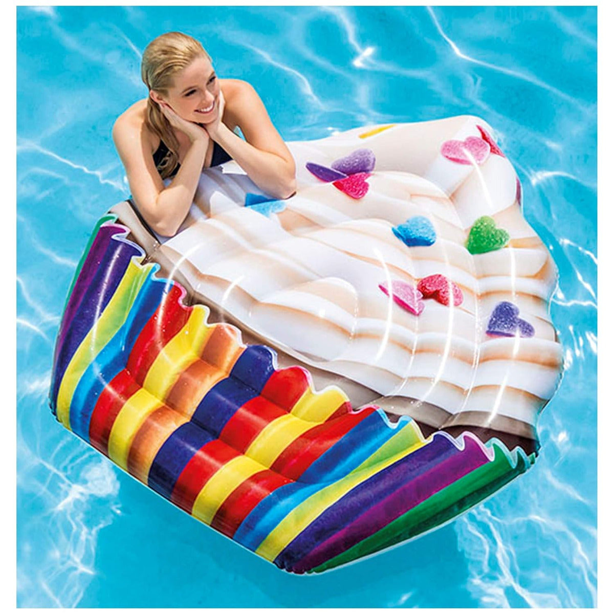 inflatable cupcake mat