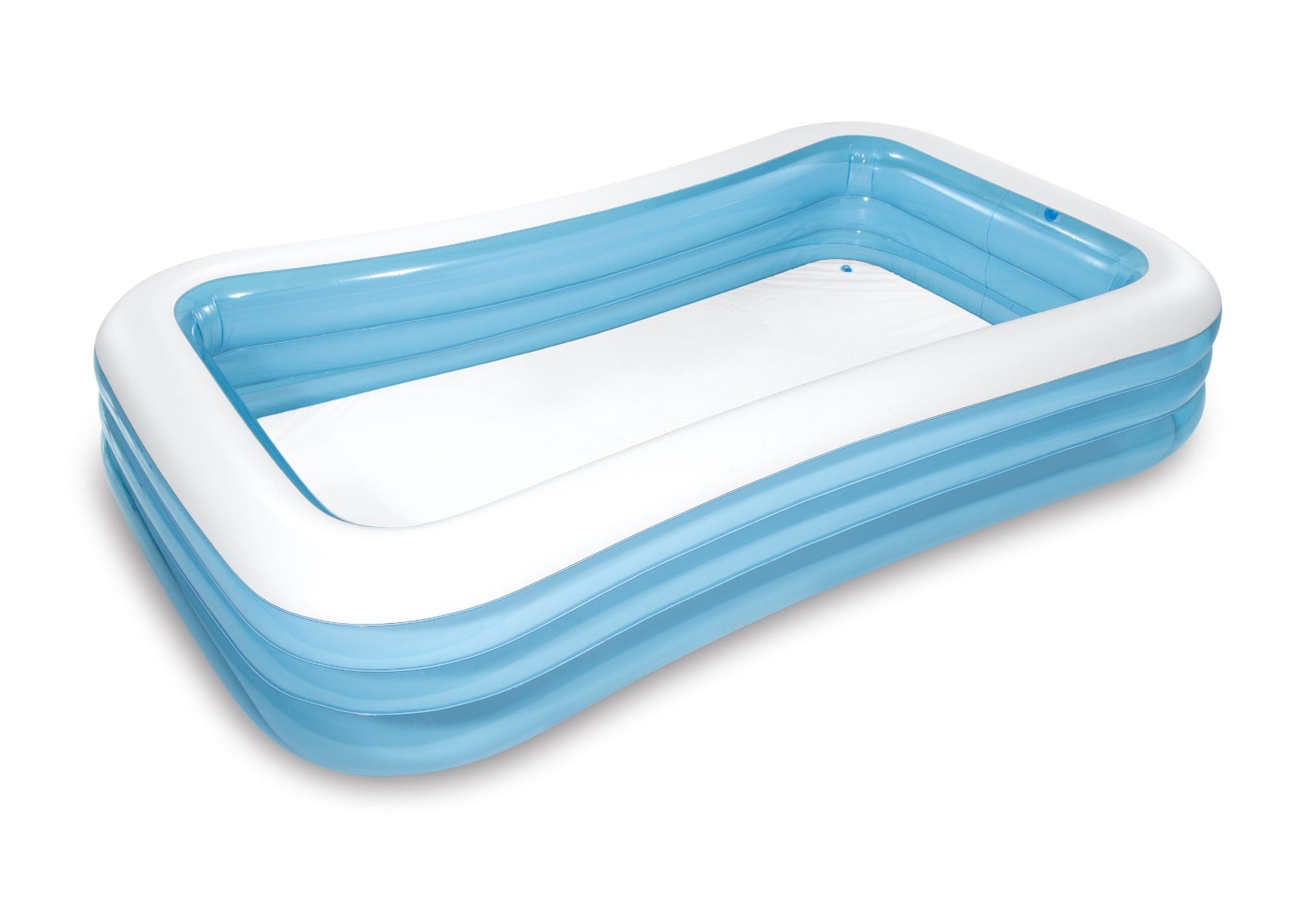 inflatable family pool blue