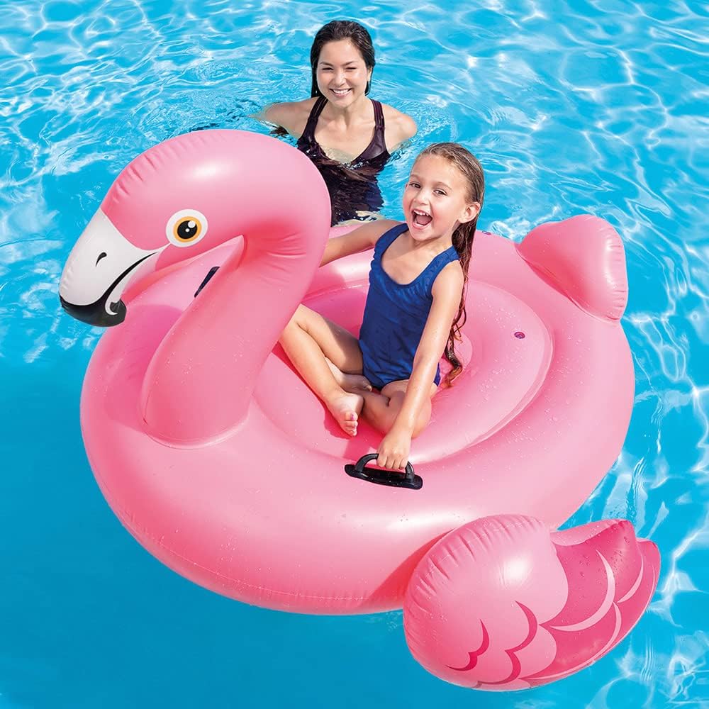 inflatable flamingo ride