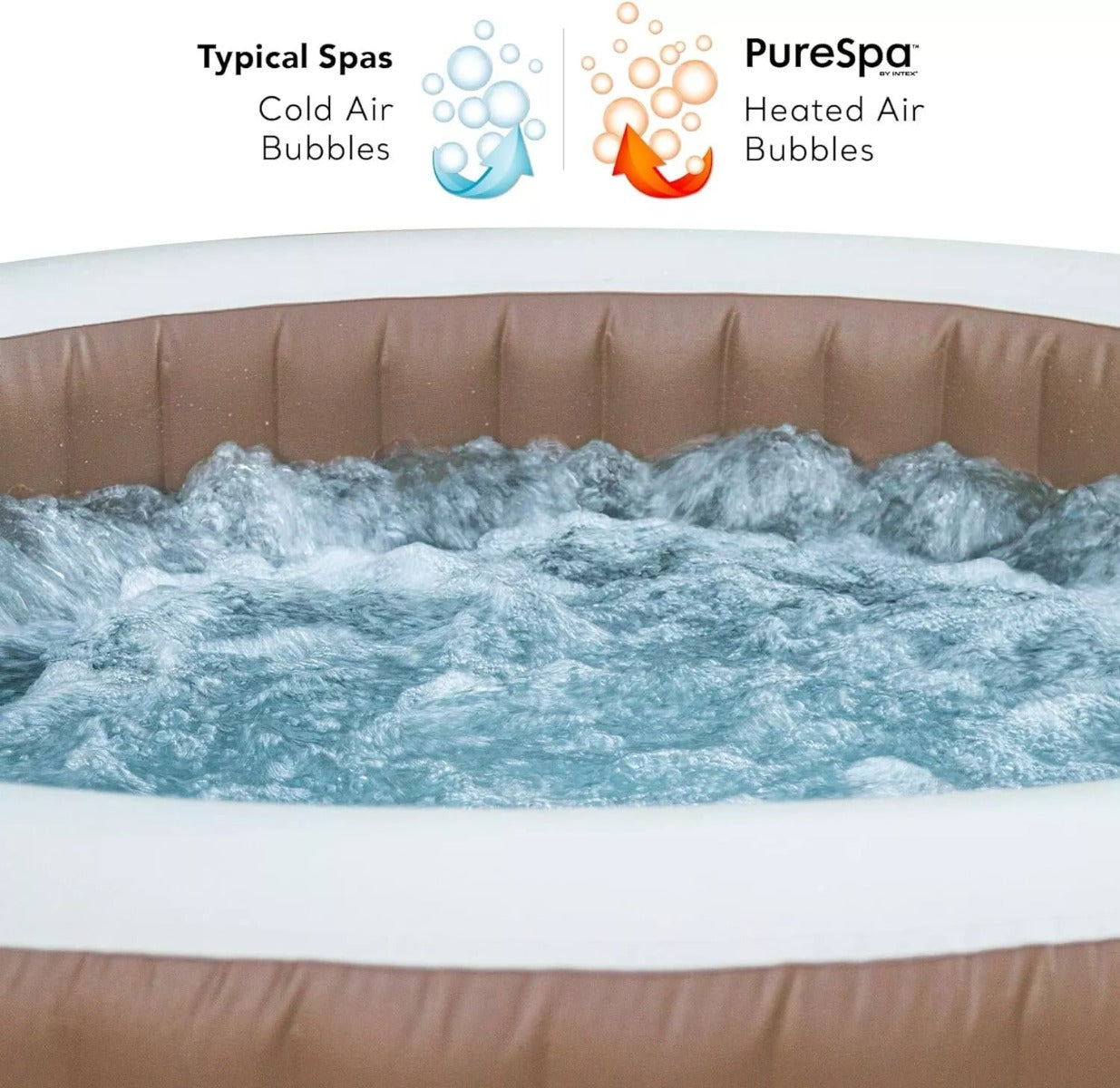inflatable hot tub round