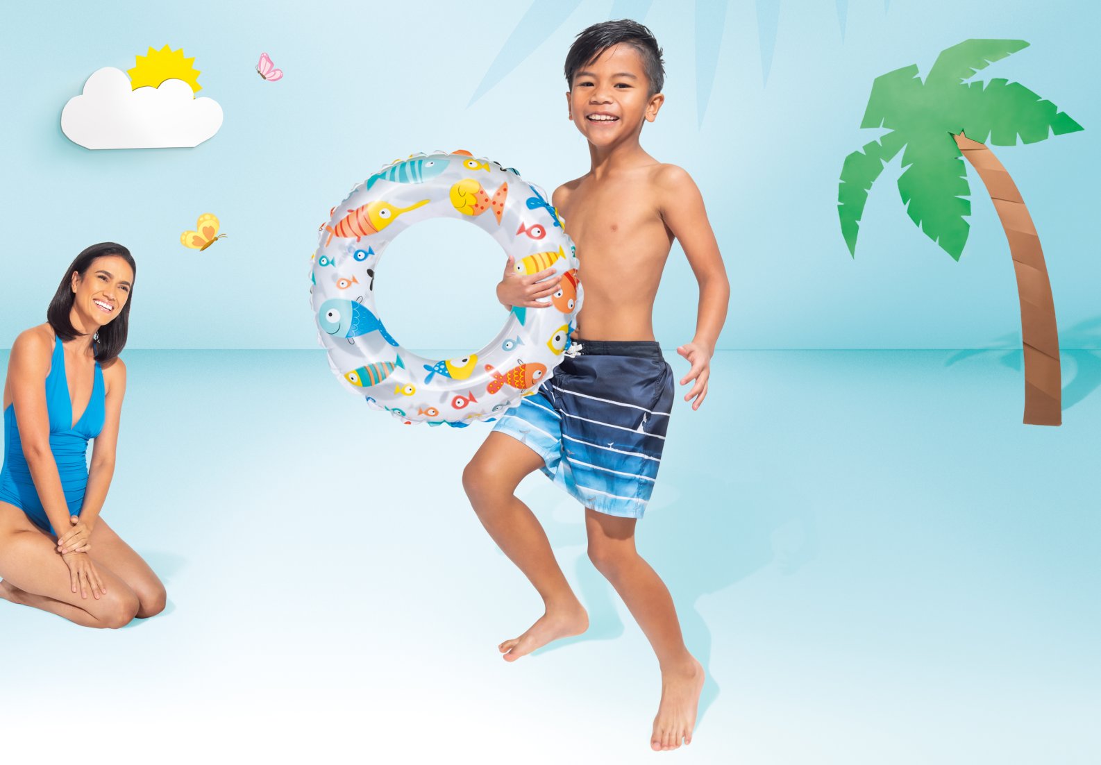 inflatable ring float