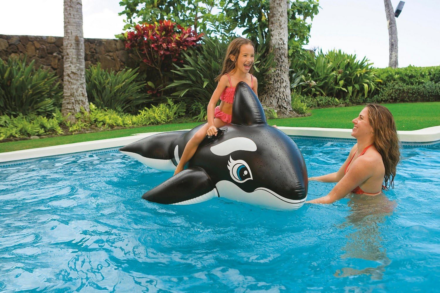 inflatable whale ride