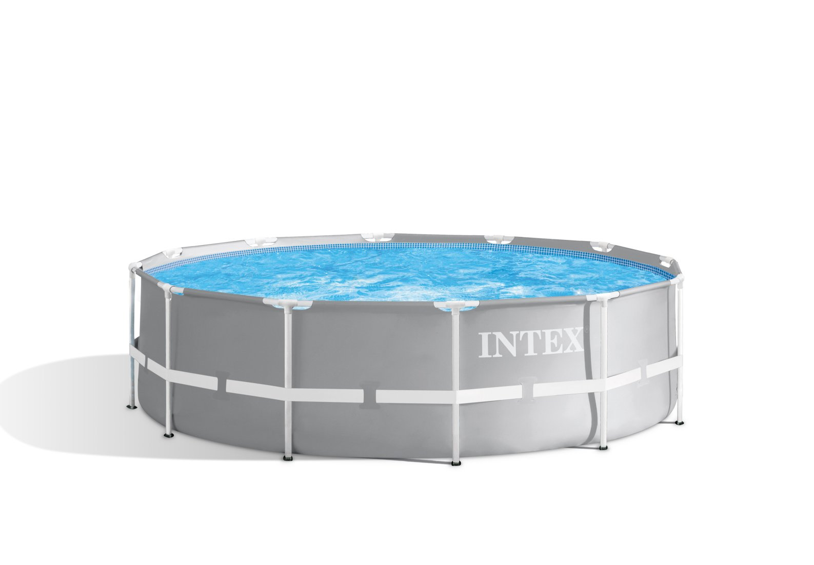 Buy Intex Prism Frame Premium Round Pool Set with Filter and Ladder 3.6m x 0.99m (Free Installation in 24hrs) | Yallatoys.com