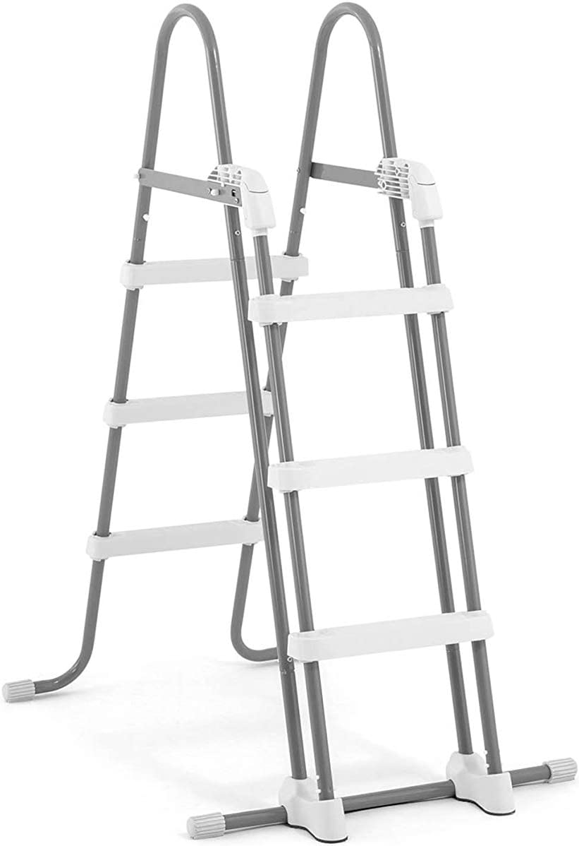 Buy Intex Prism Frame Premium Round Pool Set with Filter Ladder and Cover 4.3m x 1.1m (Free Installation in 24hrs) | Yallatoys.com
