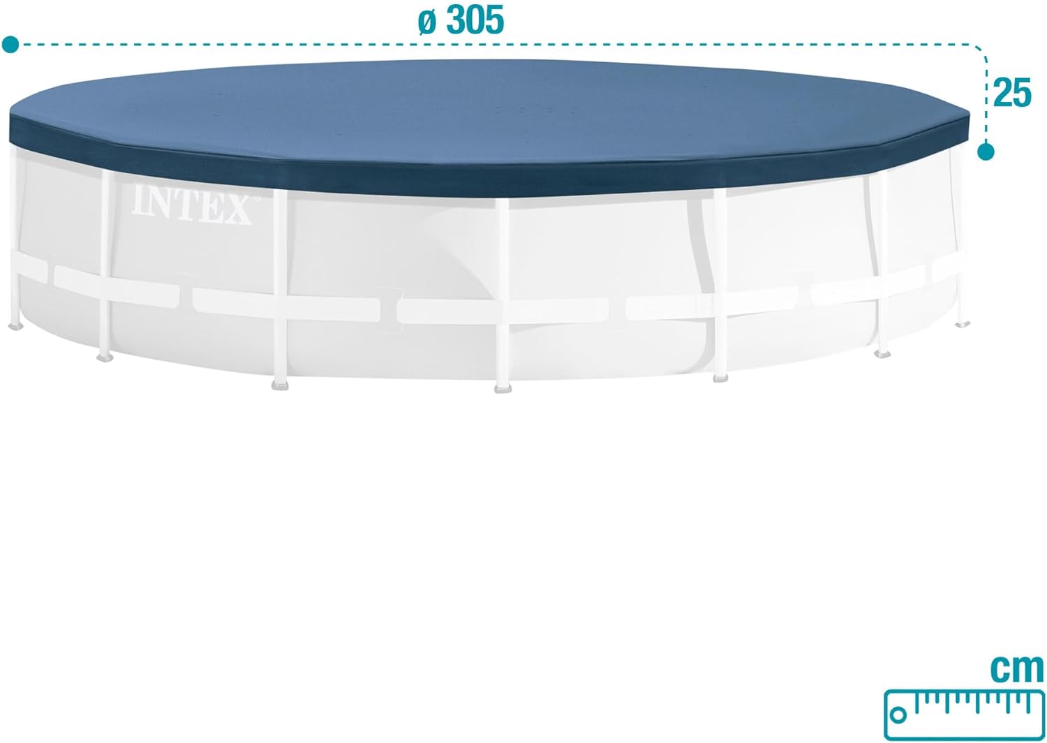 Buy Intex Pool Cover for 10ft Round Swimming Pools 305cm | Yallatoys.com