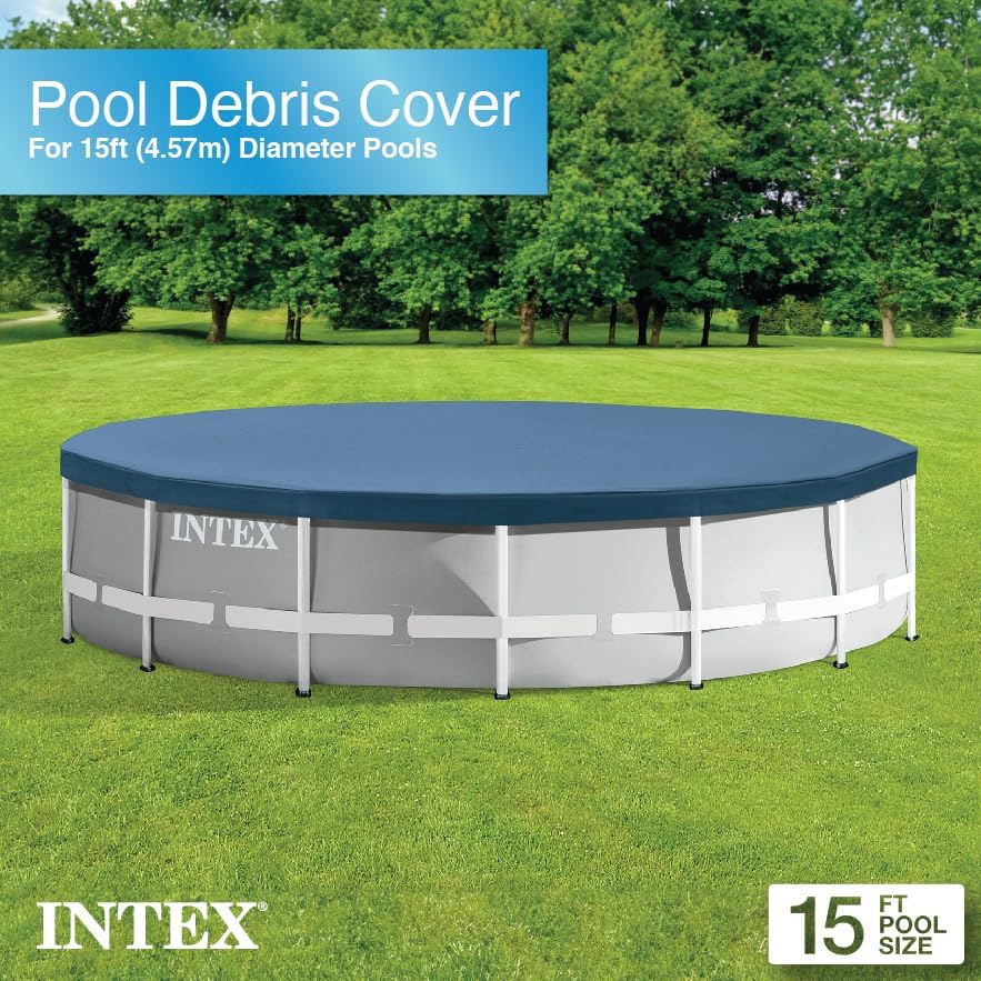 Buy Intex Pool Cover for 15ft Round Swimming Pools 457cm | Yallatoys.com