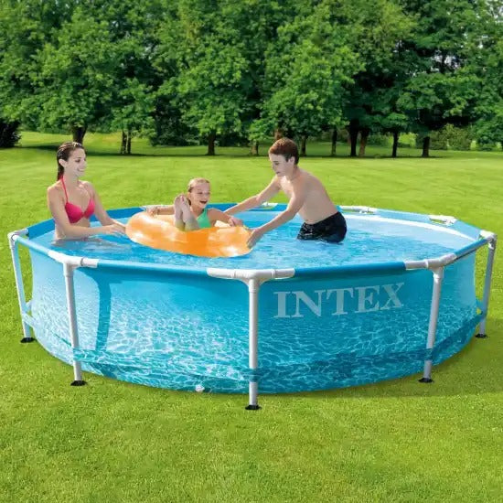 Buy Intex Beachside Metal Frame Pool 3.05m | Yallatoys.com