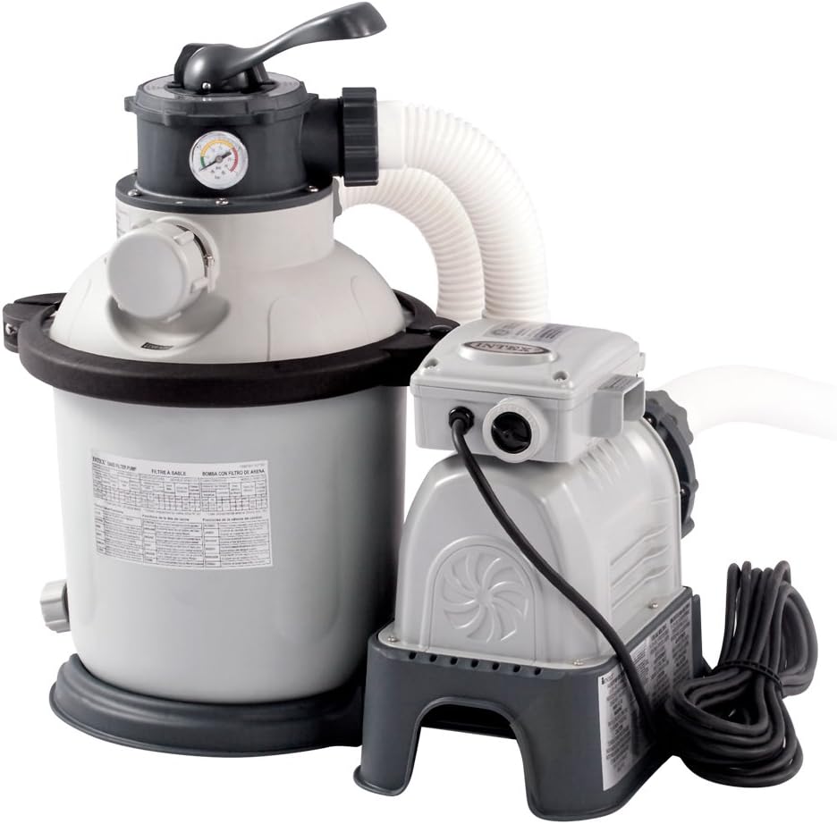 Buy Intex Krystal Clear Sand Filter and Pump 1050gal | Yallatoys.com