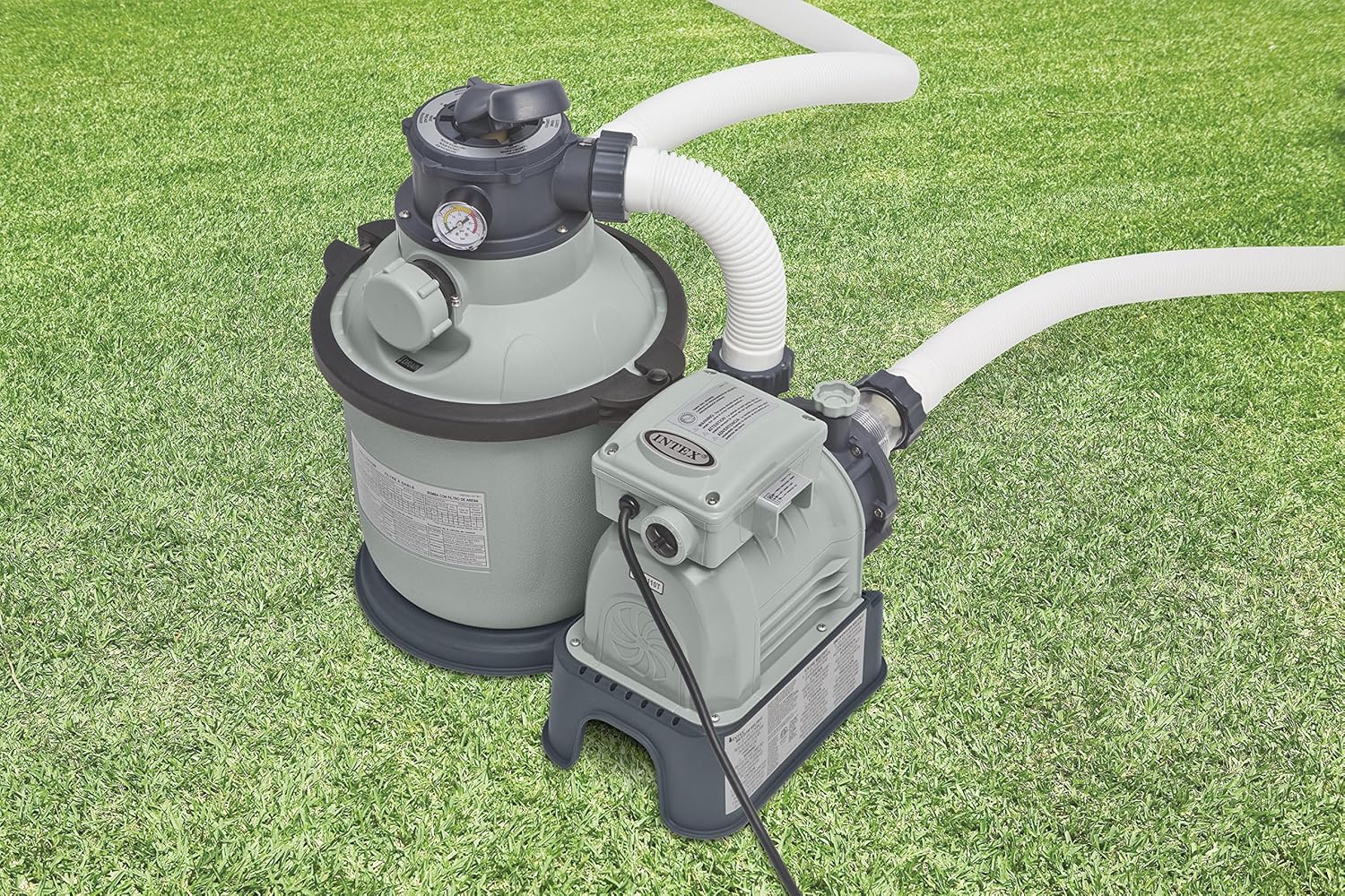 Buy Intex Krystal Clear Sand Filter and Pump 1050gal | Yallatoys.com