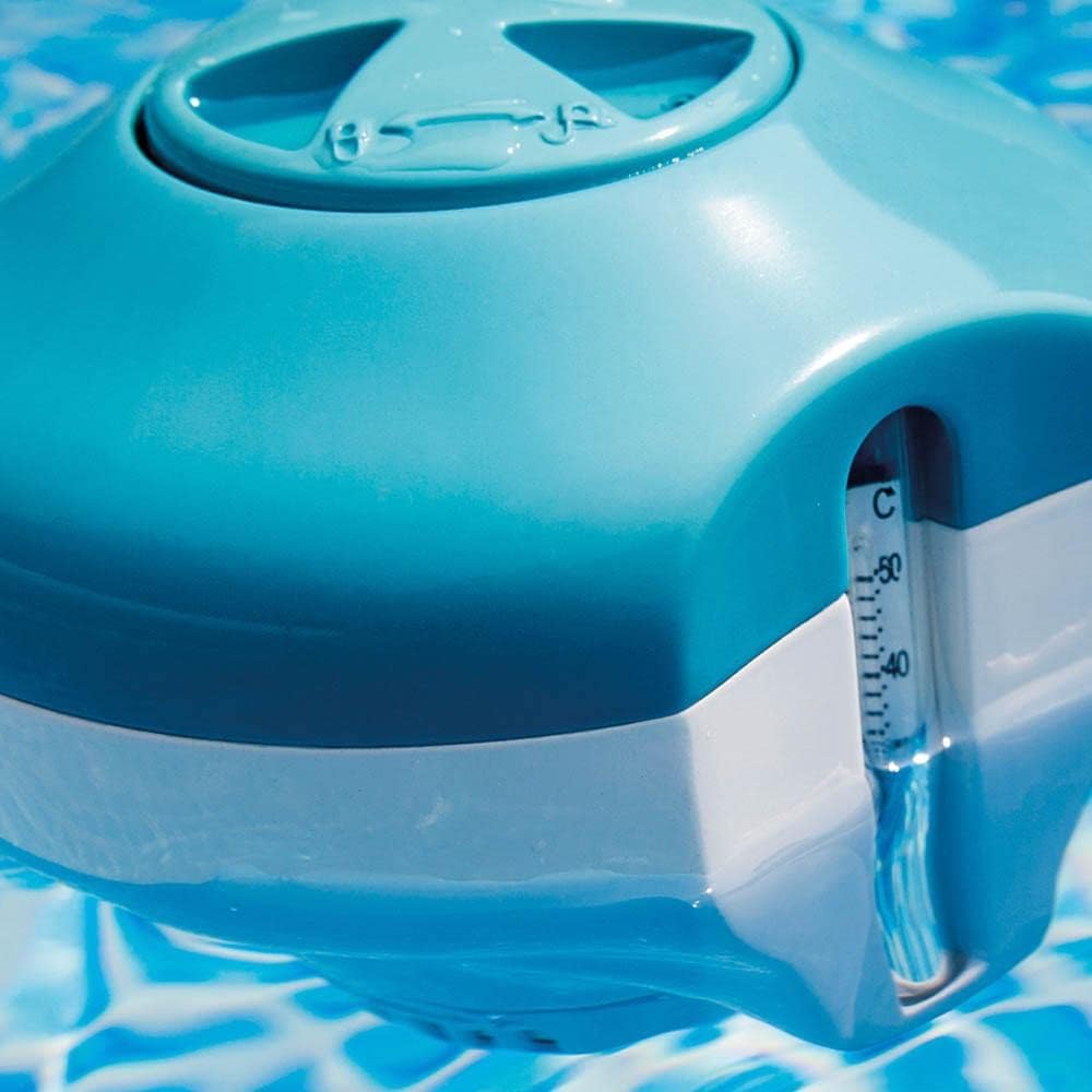 Buy Intex 2-in-1 Floating Chlorine Dispenser With Thermometer | Yallatoys.com