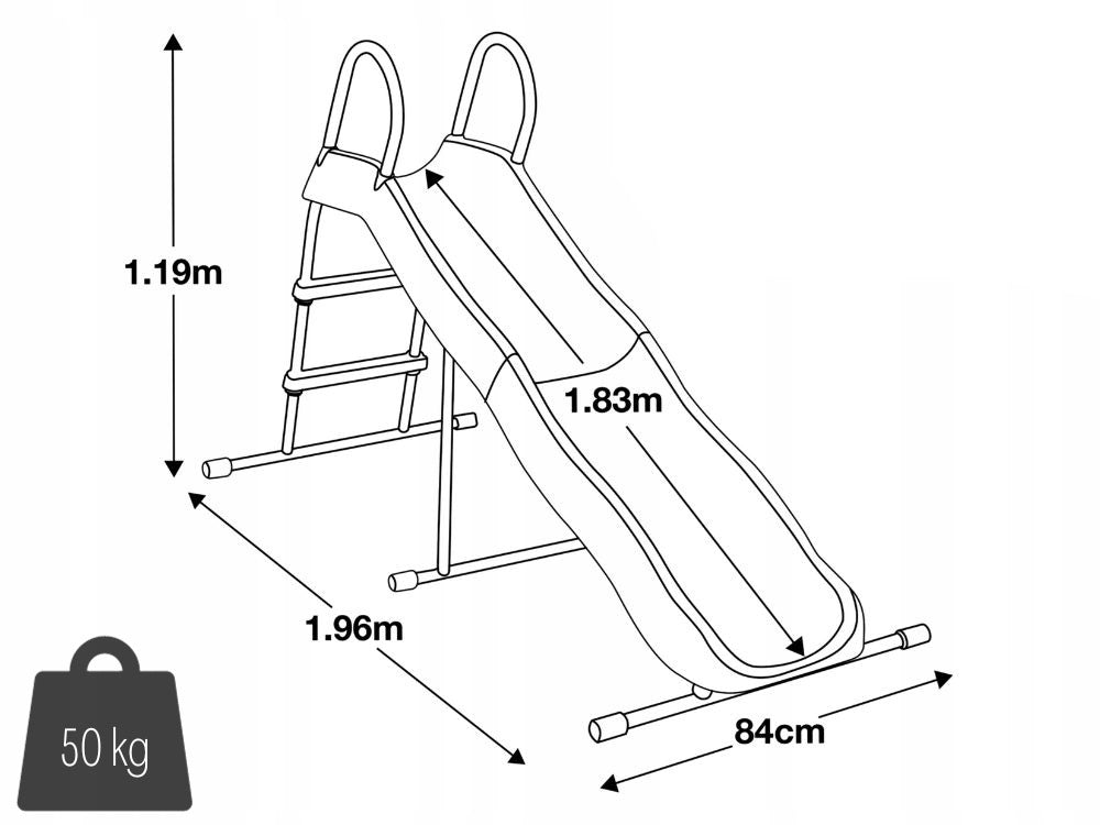 Buy Intex Childrens Garden Slide 1.8 M | Yallatoys.com