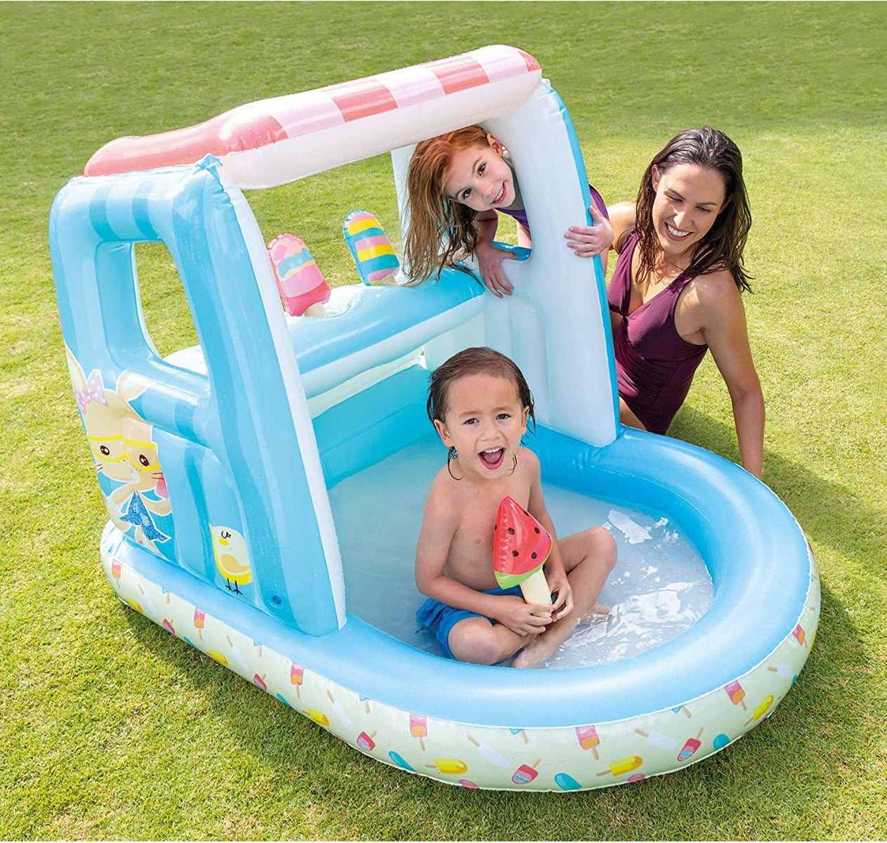 Buy Intex Ice Cream Stand Inflatable Playhouse and Pool | Yallatoys.com