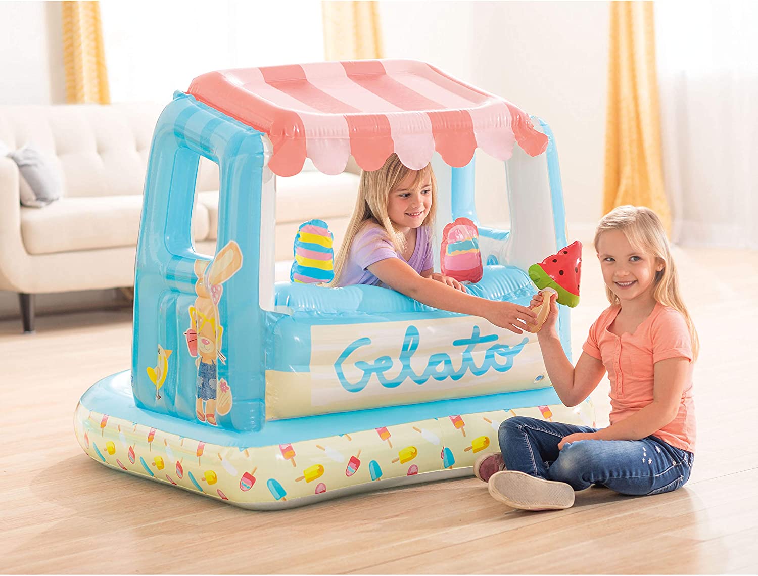 Buy Intex Ice Cream Stand Inflatable Playhouse and Pool | Yallatoys.com