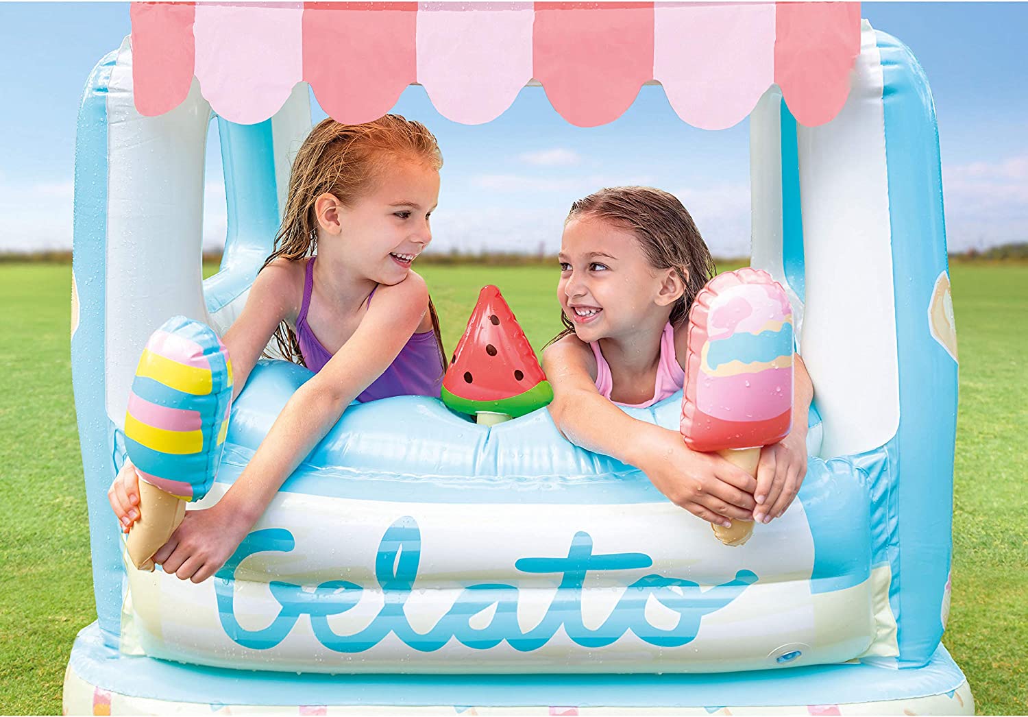 Buy Intex Ice Cream Stand Inflatable Playhouse and Pool | Yallatoys.com