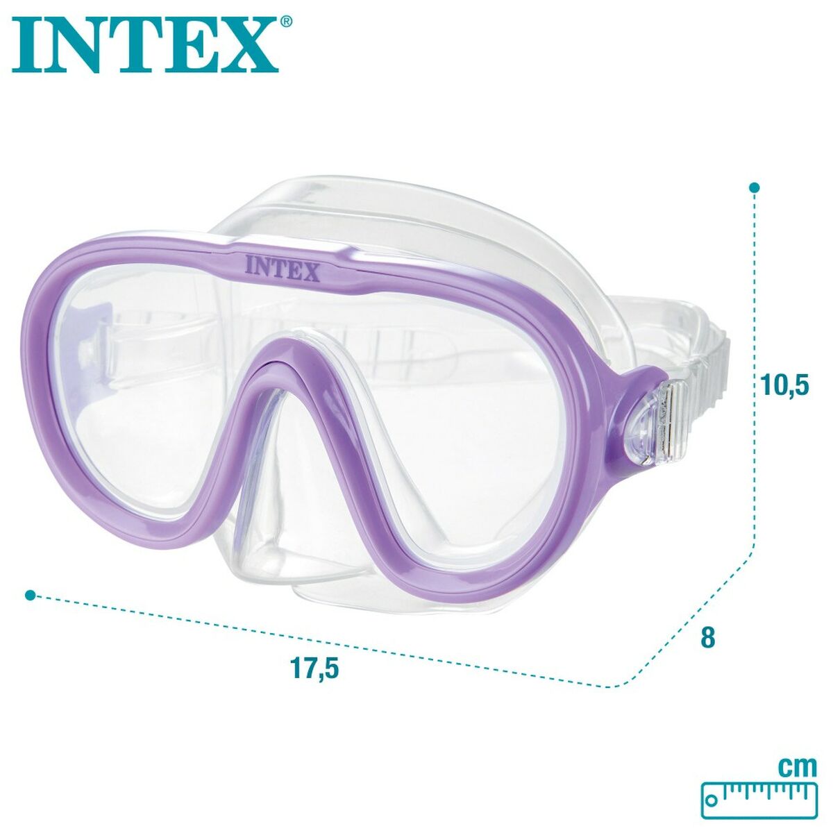 Buy Intex Sea Scan Swim Masks Purple | Yallatoys.com