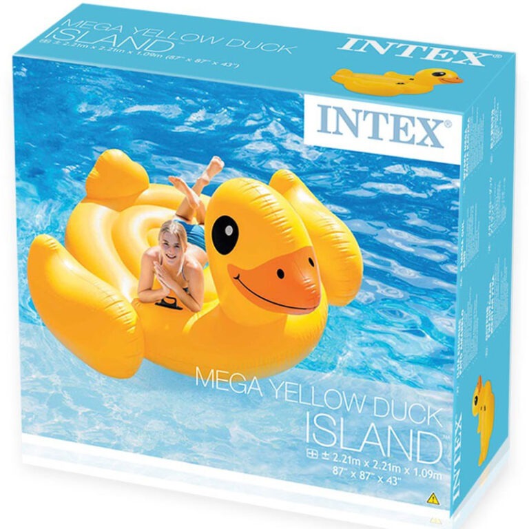 Buy Intex Mega Yellow Duck Island  | Yallatoys.com