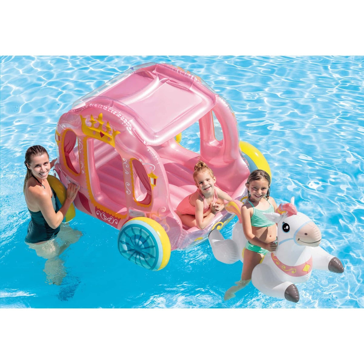 Buy Intex Inflatable Princess Carriage Float | Yallatoys.com