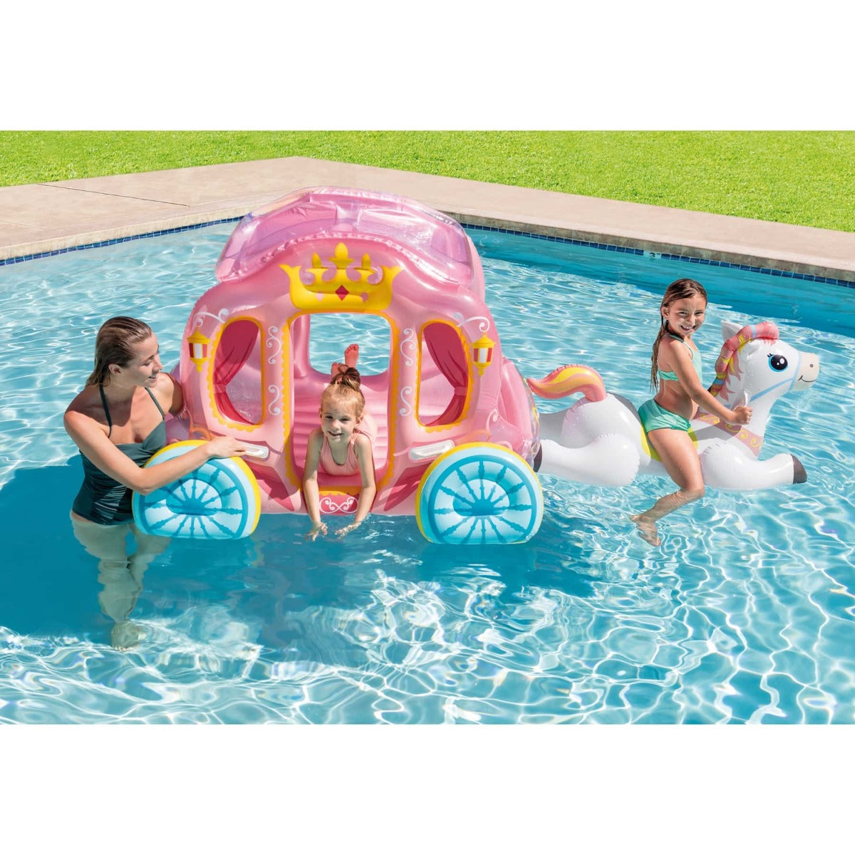 Buy Intex Inflatable Princess Carriage Float | Yallatoys.com