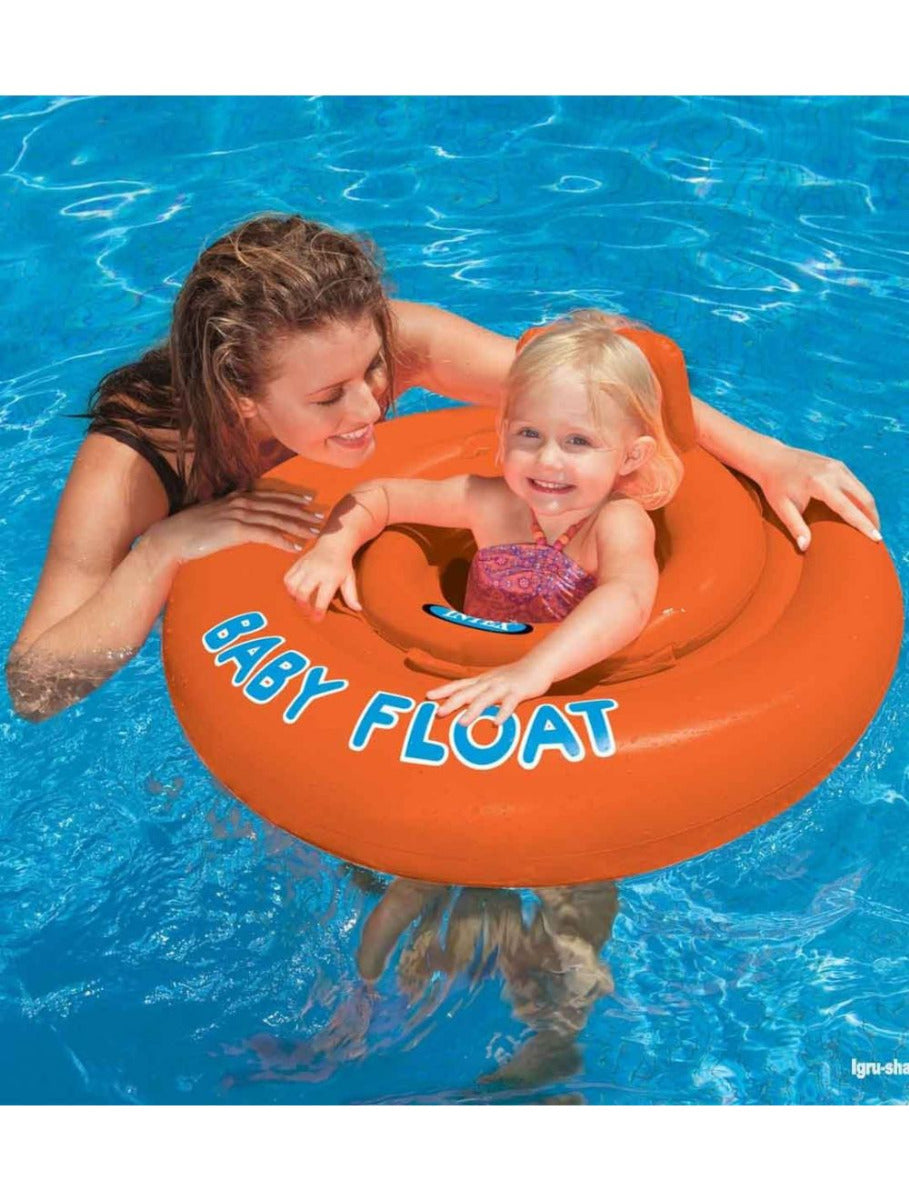 Buy Intex Pool Inflatable Baby Float Orange Age 1-2 ears | Yallatoys.com