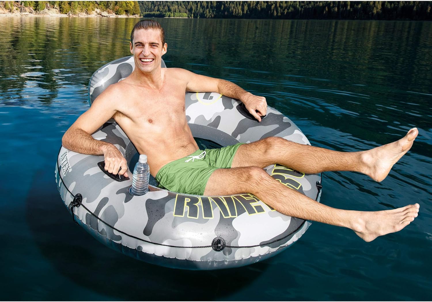 Buy Intex Camo River Run 1 Inflatable Tube | Yallatoys.com