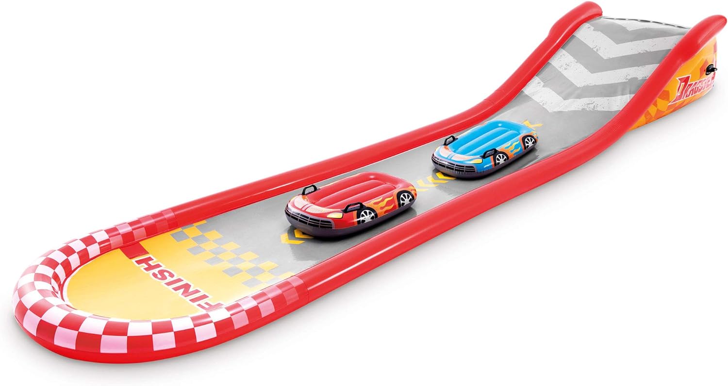 Buy Intex Inflatable Racing Fun Slide | Yallatoys.com