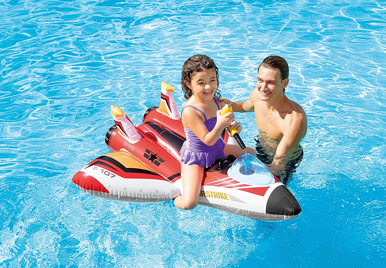 Buy Intex Water Gun Plane Ride On Game (Sold Separately Subject to Availability) | Yallatoys.com