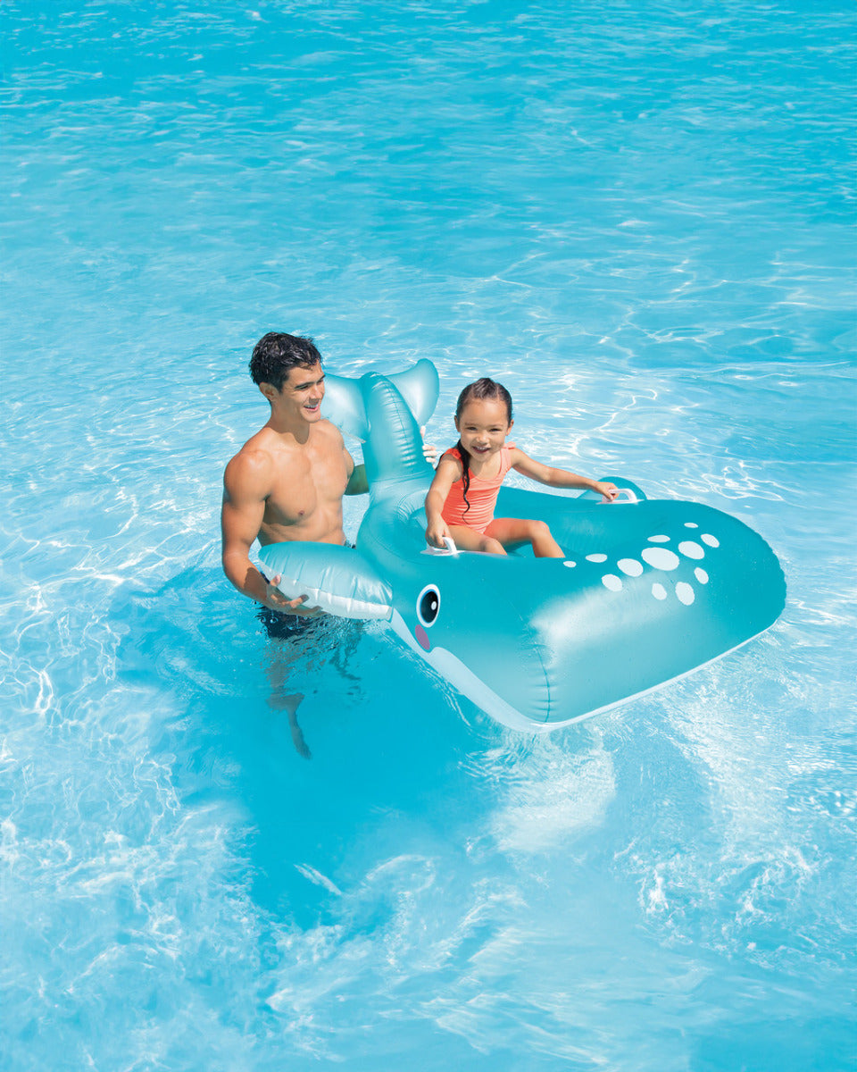 Buy Intex Inflatable Blue Whale RideOn | Yallatoys.com