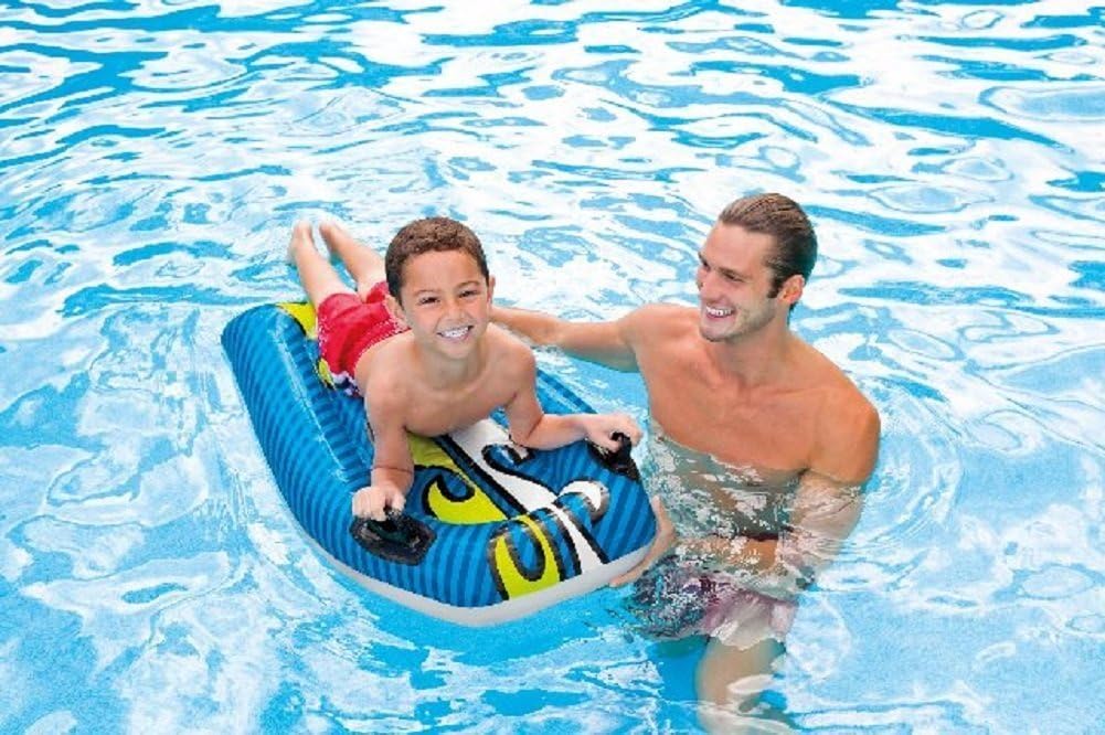 Buy Intex Joy Rider Floating Bed Blue | Yallatoys.com