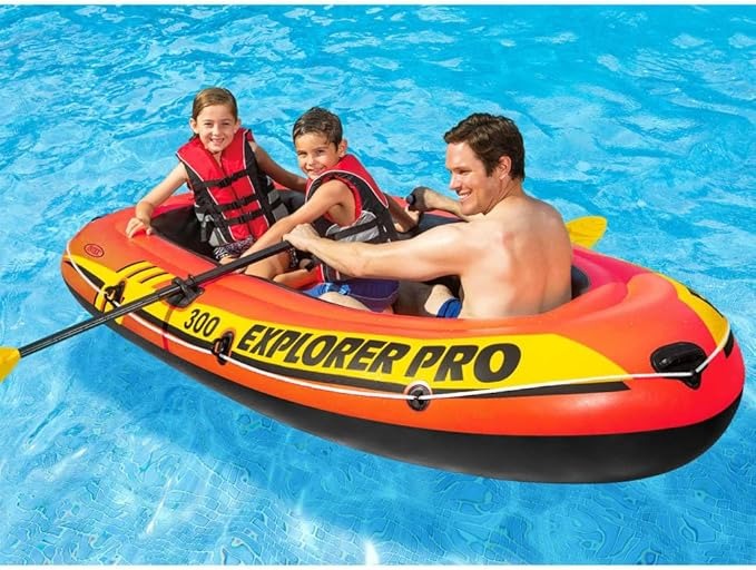 Buy Intex Explorer Pro Boat Set | Yallatoys.com