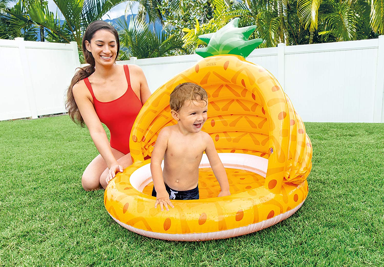 Buy Intex Pineapple Baby Pool | Yallatoys.com