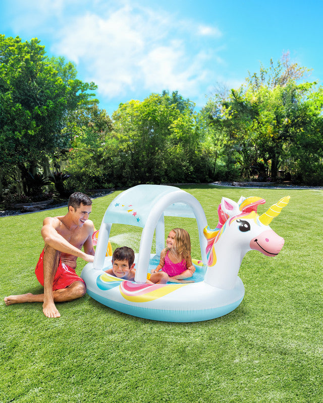 Buy Intex Unicorn Spray Pool | Yallatoys.com