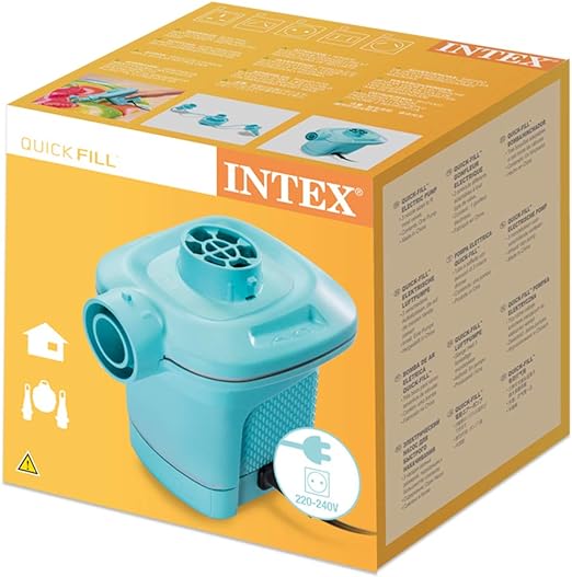 Buy Intex 220-240 Volt Quick Fill Ac Electric Pump Blue | Yallatoys.com