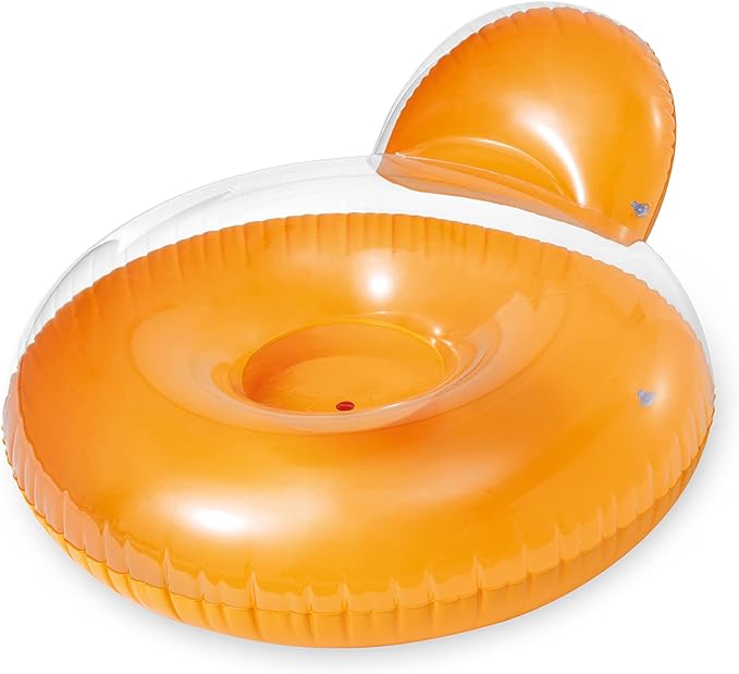 Buy Intex Pillow Back Inflatable Pool Lounges Orange | Yallatoys.com