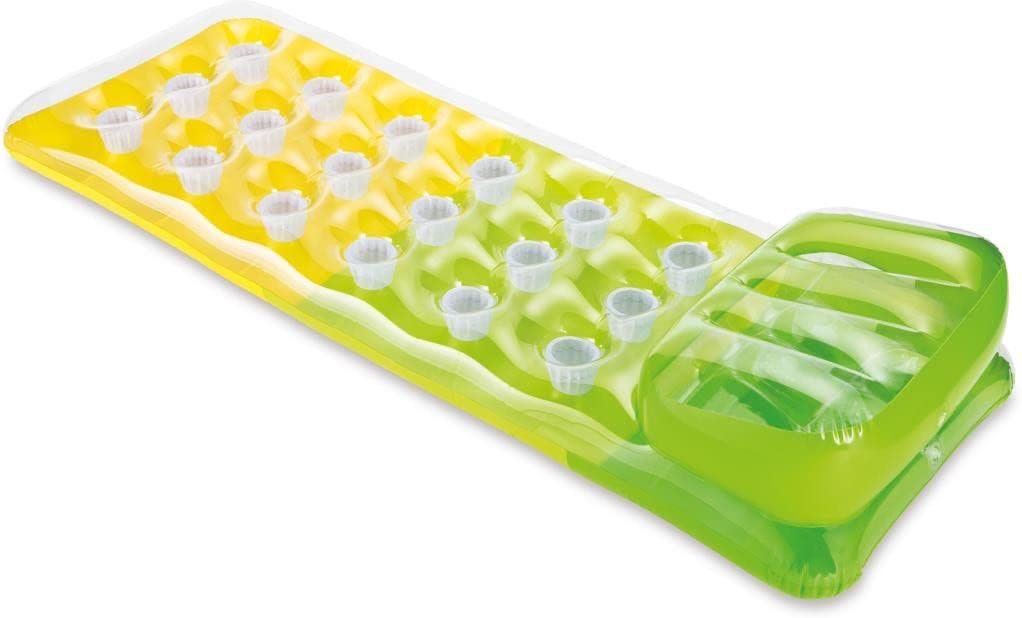 Buy Intex 18 Pocket Fashion Mats Green Yellow | Yallatoys.com
