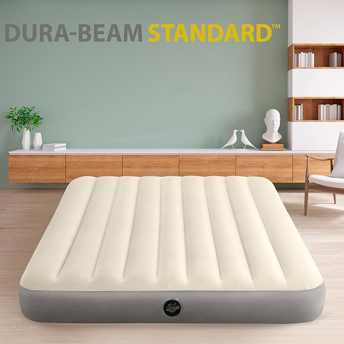 Buy Intex Queen Dura Beam Series Single High Airbed | Yallatoys.com