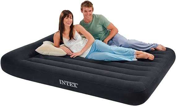 Buy Intex Pillow Rest Classic Airbed with Built-in Pillow Queen | Yallatoys.com
