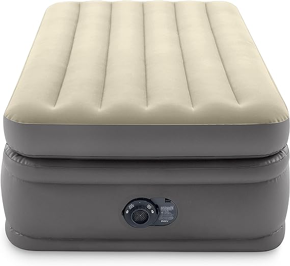 Buy Intex Comfort Elevated Airbed with Fiber-Tech Twin | Yallatoys.com