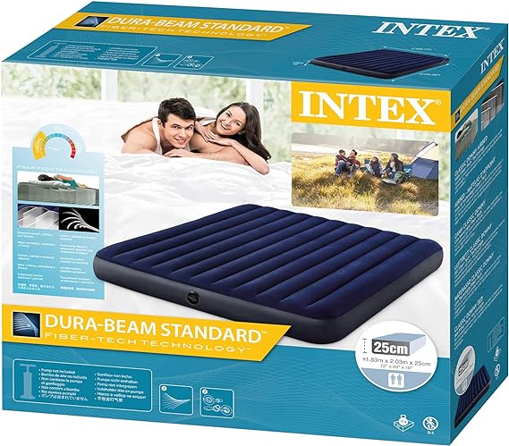 Buy ‎Intex King Dura-Beam Series Classic Downy Airbed | Yallatoys.com