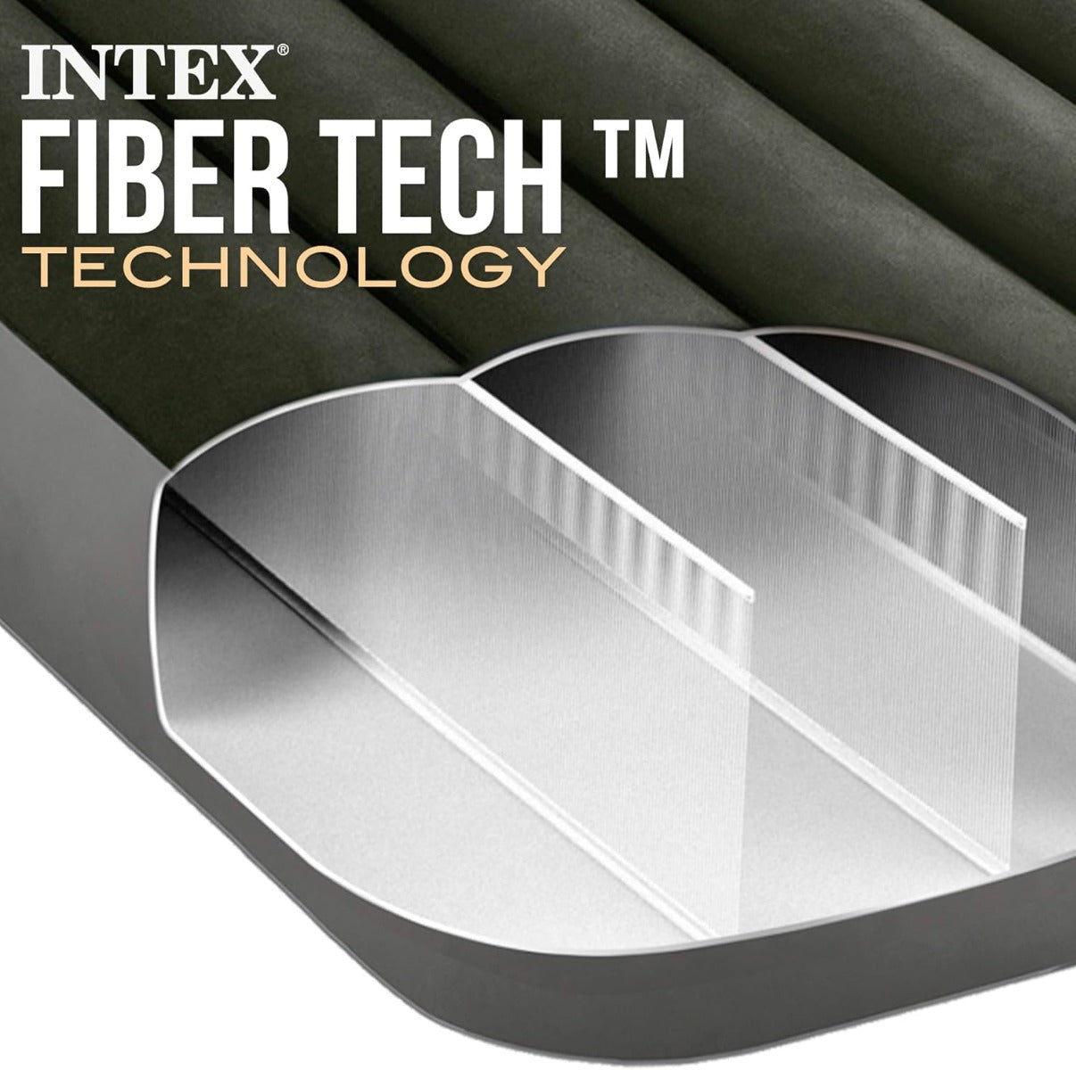 Buy Intex Full Dura Beam Downy Airbed With Foot Bip | Yallatoys.com