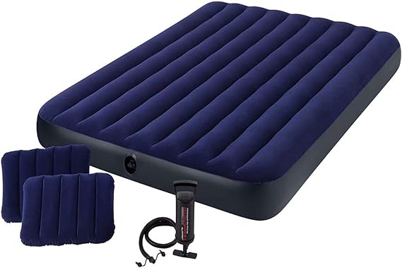 Buy Intex Classic Downy Airbed Queen with Pump | Yallatoys.com