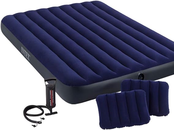 Buy Intex Classic Downy Airbed Queen with Pump | Yallatoys.com