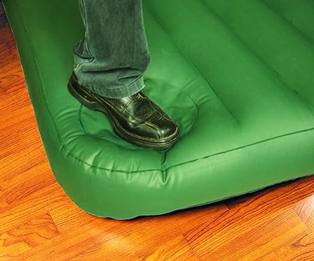 Buy Intex Inflatable Downy Air Mattres Twin Green | Yallatoys.com